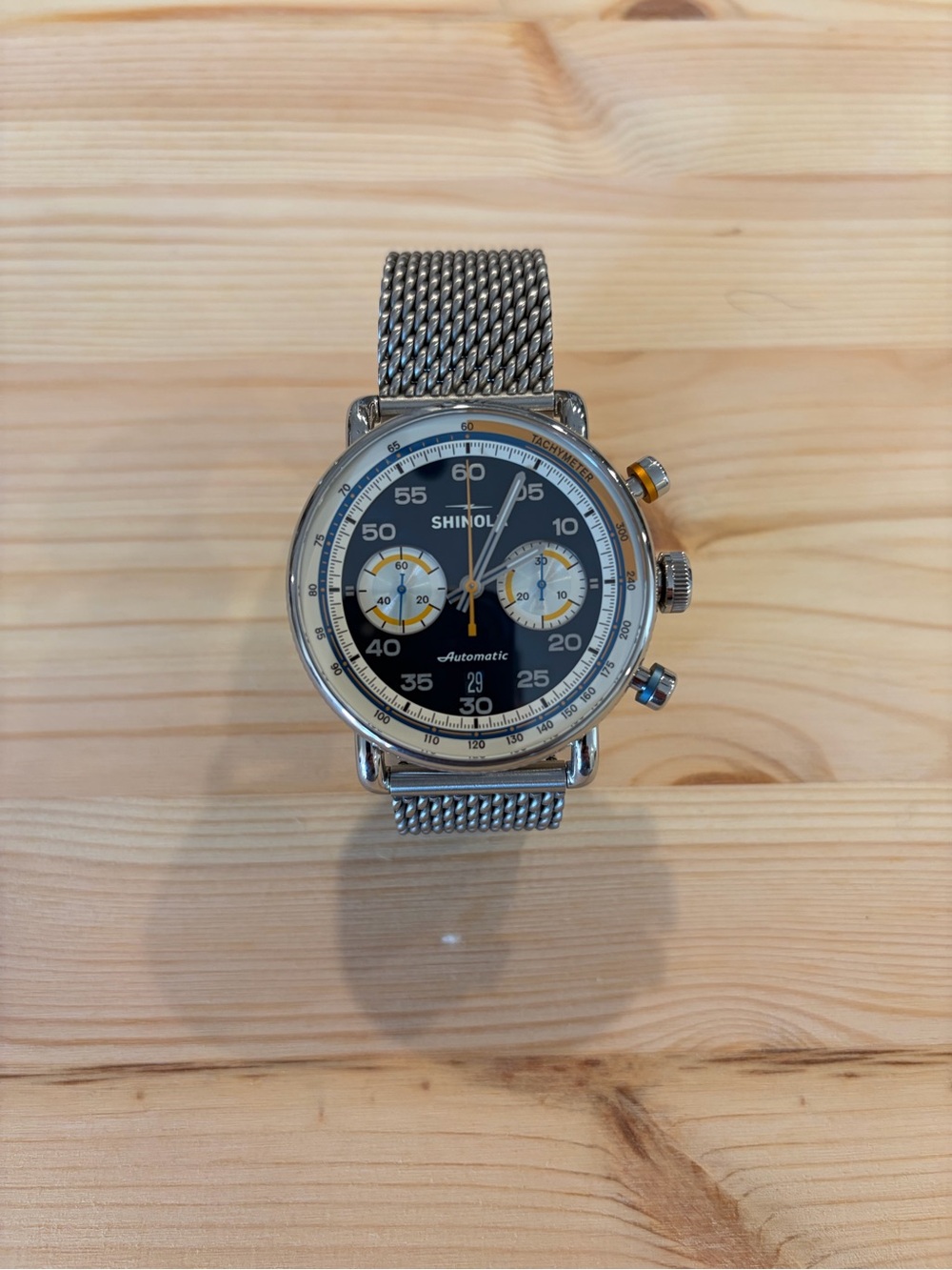 Shinola CANFIELD SPEEDWAY OPEN ROAD AUTOMATIC CHRONOGRAPH
